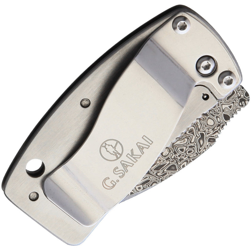 Knife & Money clip - Damascus Steel