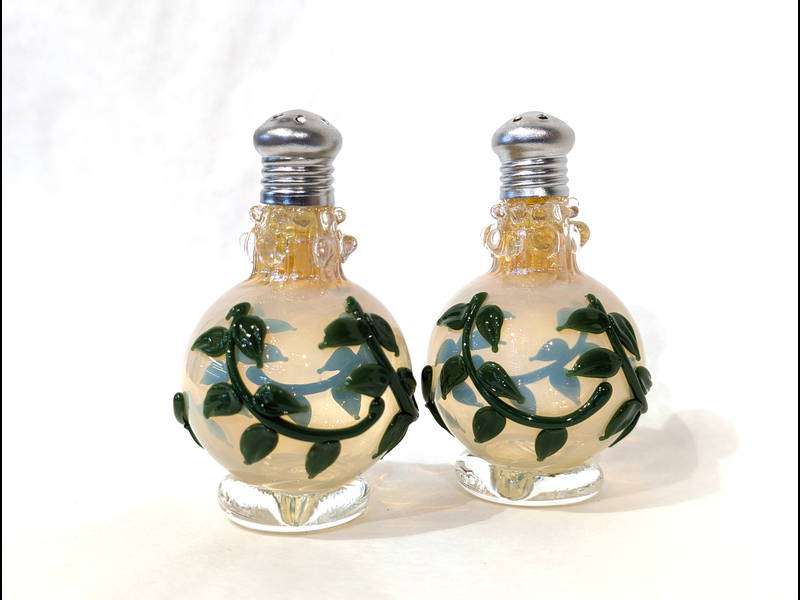 Salt and Pepper Shakers - Fern pattern