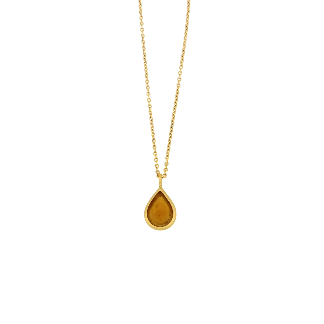 Bubble Teardrop Necklace