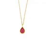 Bubble Teardrop Necklace