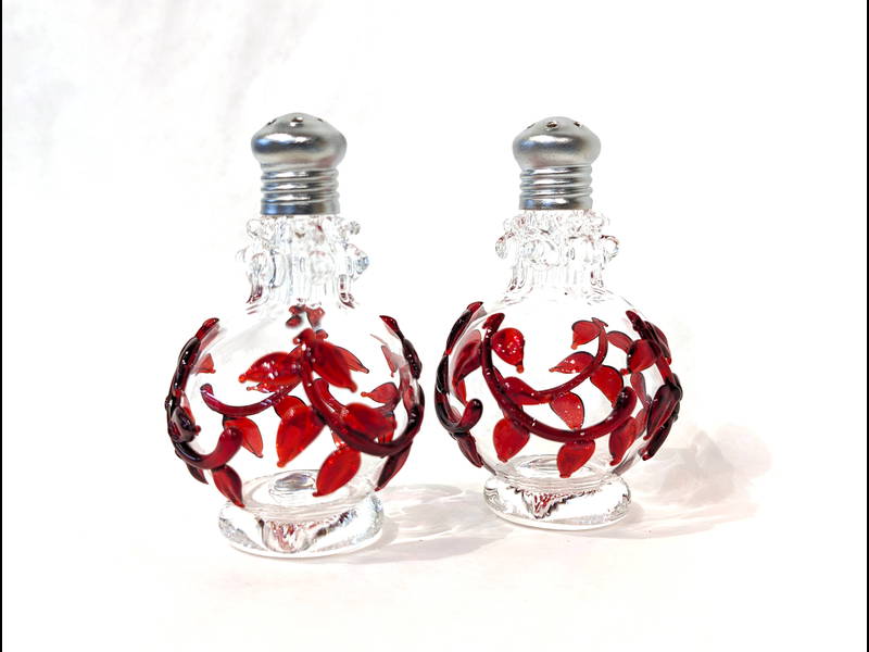 Salt and Pepper Shakers - Fern pattern