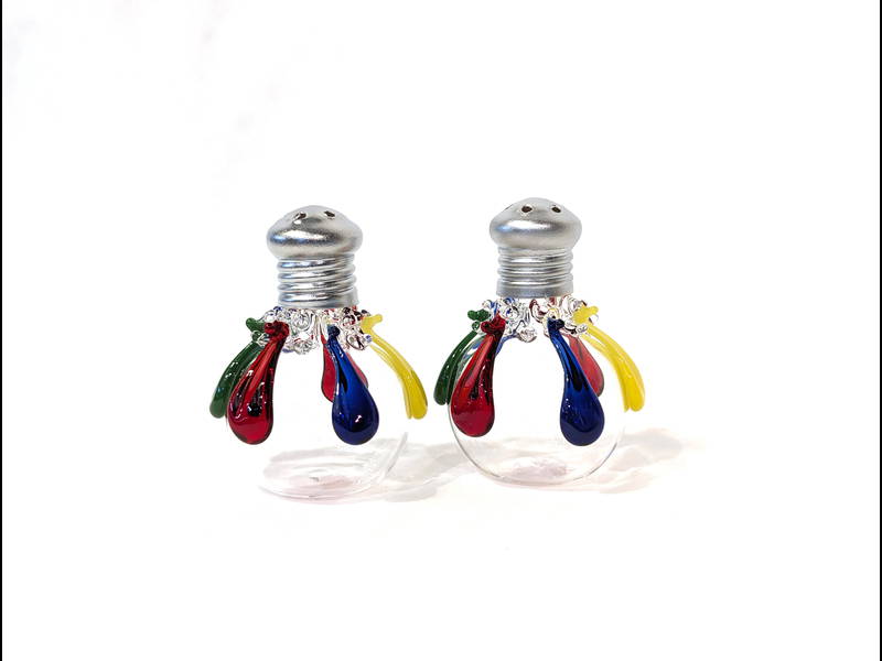 Salt and Pepper Shakers - Mini Icicle pattern